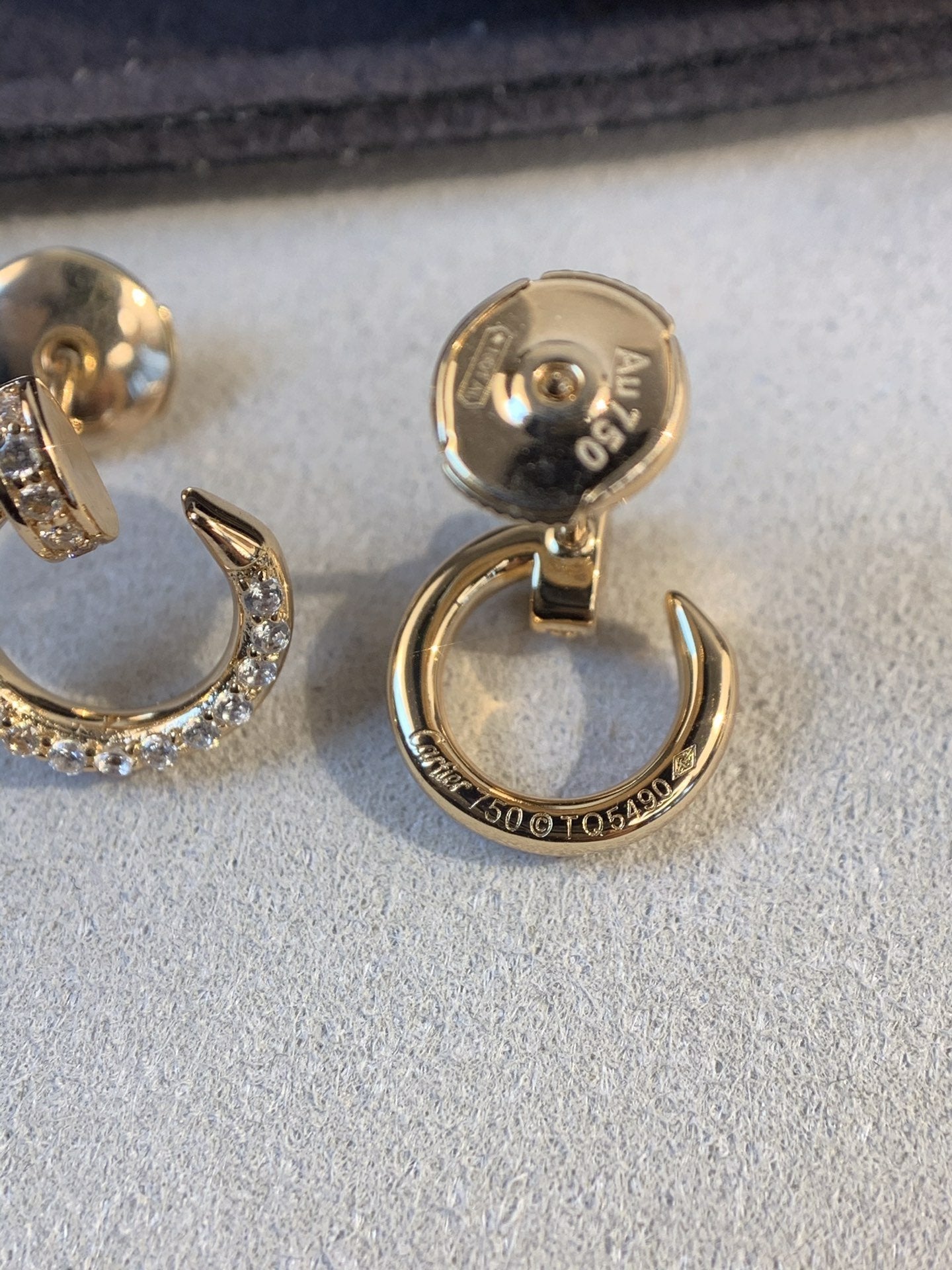[Glow Muse]JUSTE EARRINGS GOLD DIAMONDS