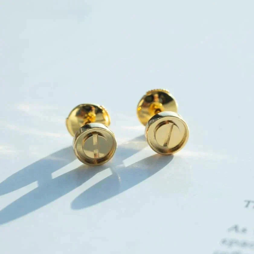 [Glow Muse]LOVE EARRINGS GOLD 10MM