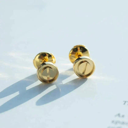 [Glow Muse]LOVE EARRINGS GOLD 10MM