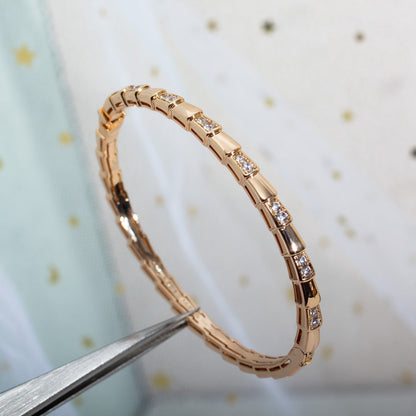 [Glow Muse]SERPENTI SMALL BRACELET PINK GOLD DIAMOND
