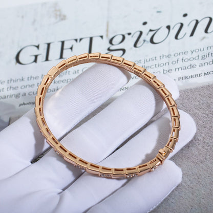 [Glow Muse]SERPENTI BRACELET PINK GOLD DIAMOND