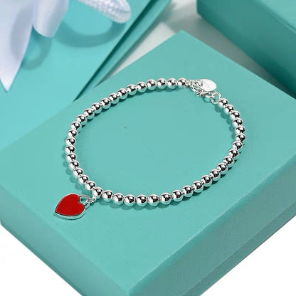 [Glow Muse ]MINI HEART BRACELET SILVER