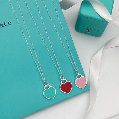 [Glow Muse ]HEART PEDANT SILVER NECKLACE