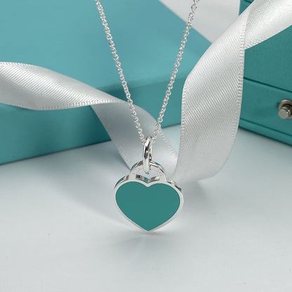 [Glow Muse ]HEART PEDANT SILVER NECKLACE