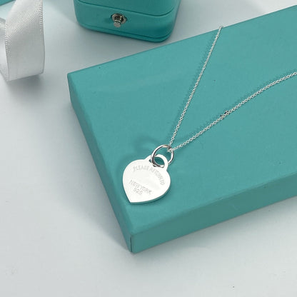 [Glow Muse ]HEART PEDANT SILVER NECKLACE