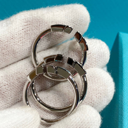 [Glow Muse ] WIRE TURQUOISE DIAMOND RING SILVER