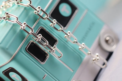 [Glow Muse ]HARDWEAR LINK SILVER NECKLACE