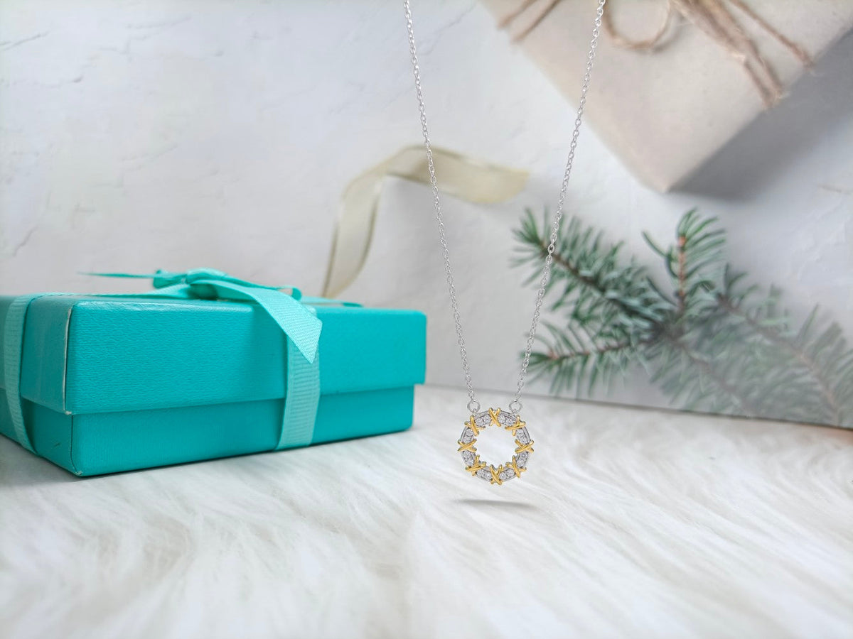 [Glow Muse ]SIXTEEN STONE NECKLACE GOLD