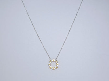[Glow Muse ]SIXTEEN STONE NECKLACE GOLD
