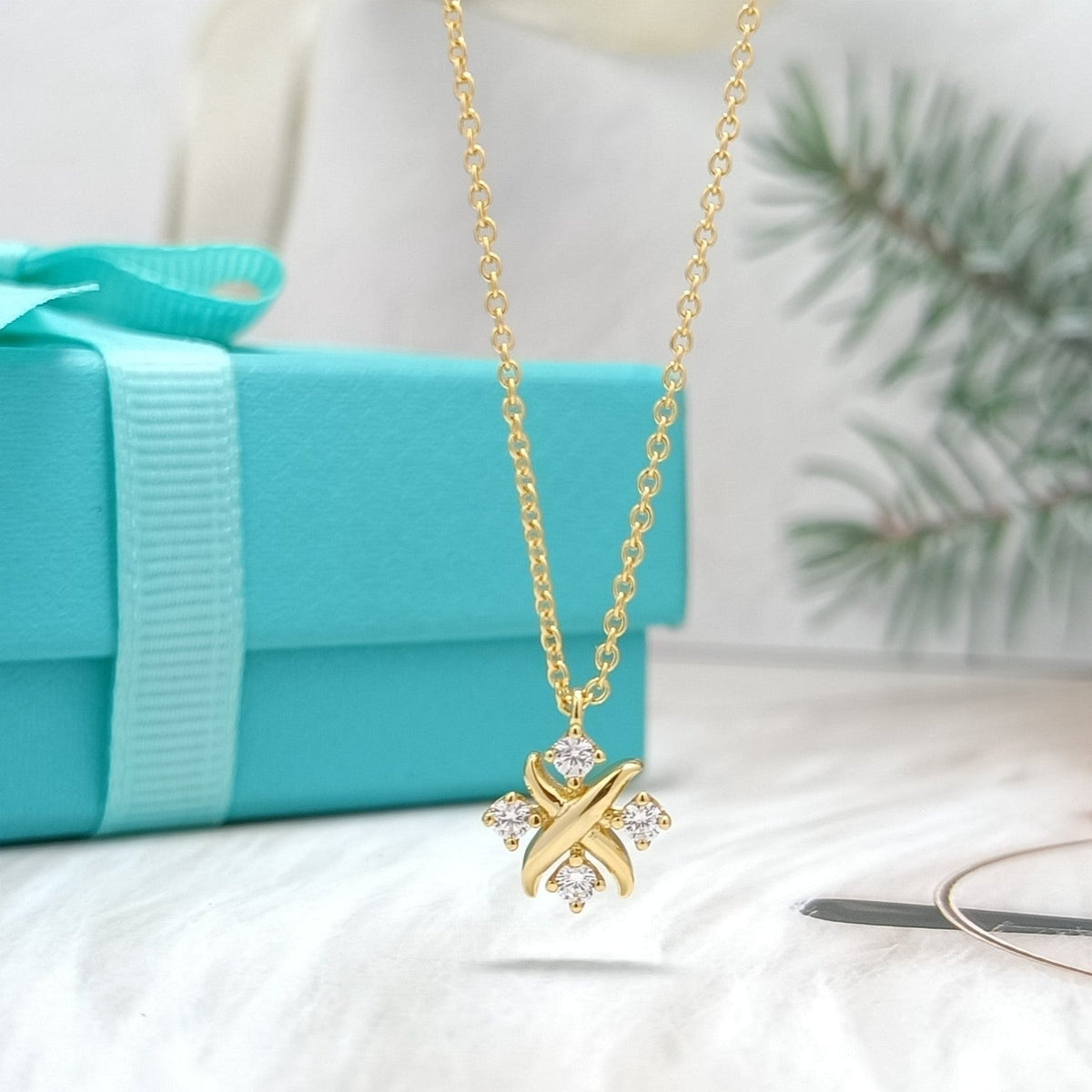 [Glow Muse ]PINWHEEL NECKLACE DIAMOND