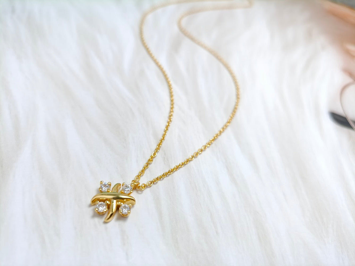 [Glow Muse ]PINWHEEL NECKLACE DIAMOND