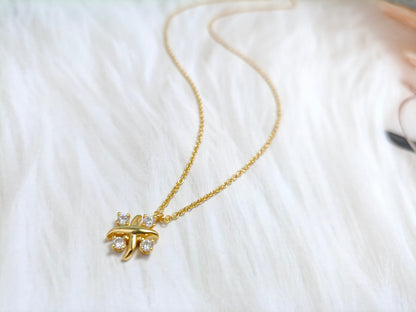 [Glow Muse ]PINWHEEL NECKLACE DIAMOND