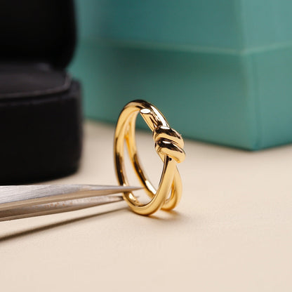 [Glow Muse ]KNOT RING GOLD