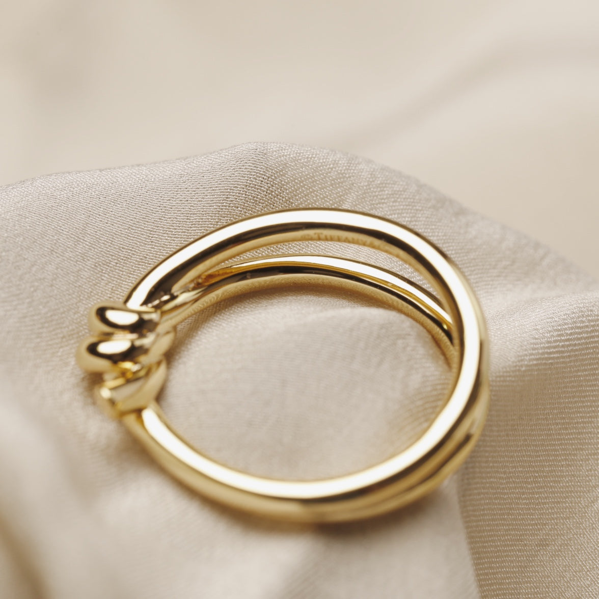 [Glow Muse ]KNOT RING GOLD