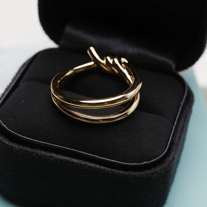 [Glow Muse ]KNOT RING GOLD