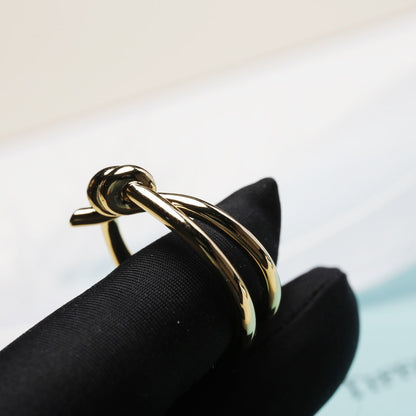 [Glow Muse ]KNOT RING GOLD