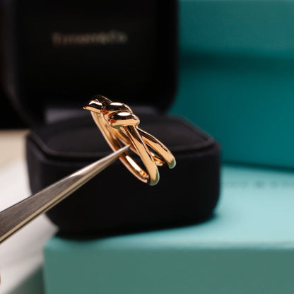 [Glow Muse ]KNOT RING PINK GOLD