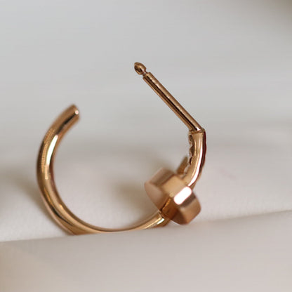 [Glow Muse]JUSTE EARRINGS PINK GOLD