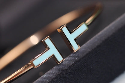 [Glow Muse ]T BRACELET 1.8MM TURQUOISE PINK GOLD