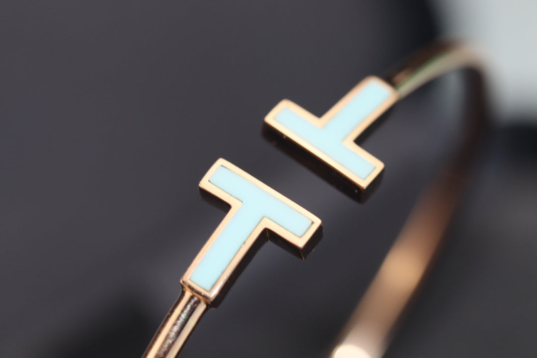 [Glow Muse ]T BRACELET 1.8MM TURQUOISE PINK GOLD