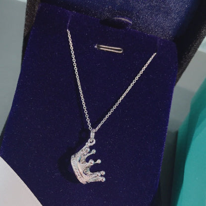 [Glow Muse ]CROWN PEDANT NECKLACE