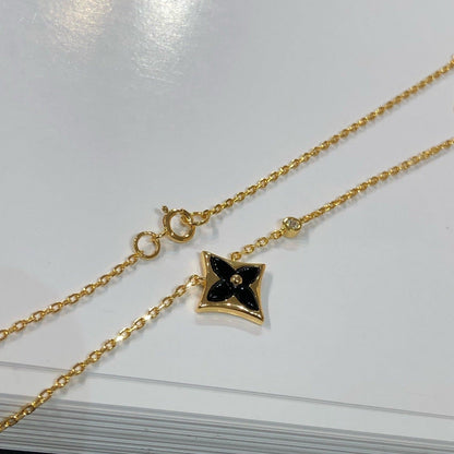 [Glow Muse]STAR BLACK MOP NECKLACE