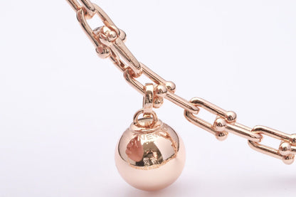 [Glow Muse ]HARDWEAR WRAP PINK GOLD BRACELET