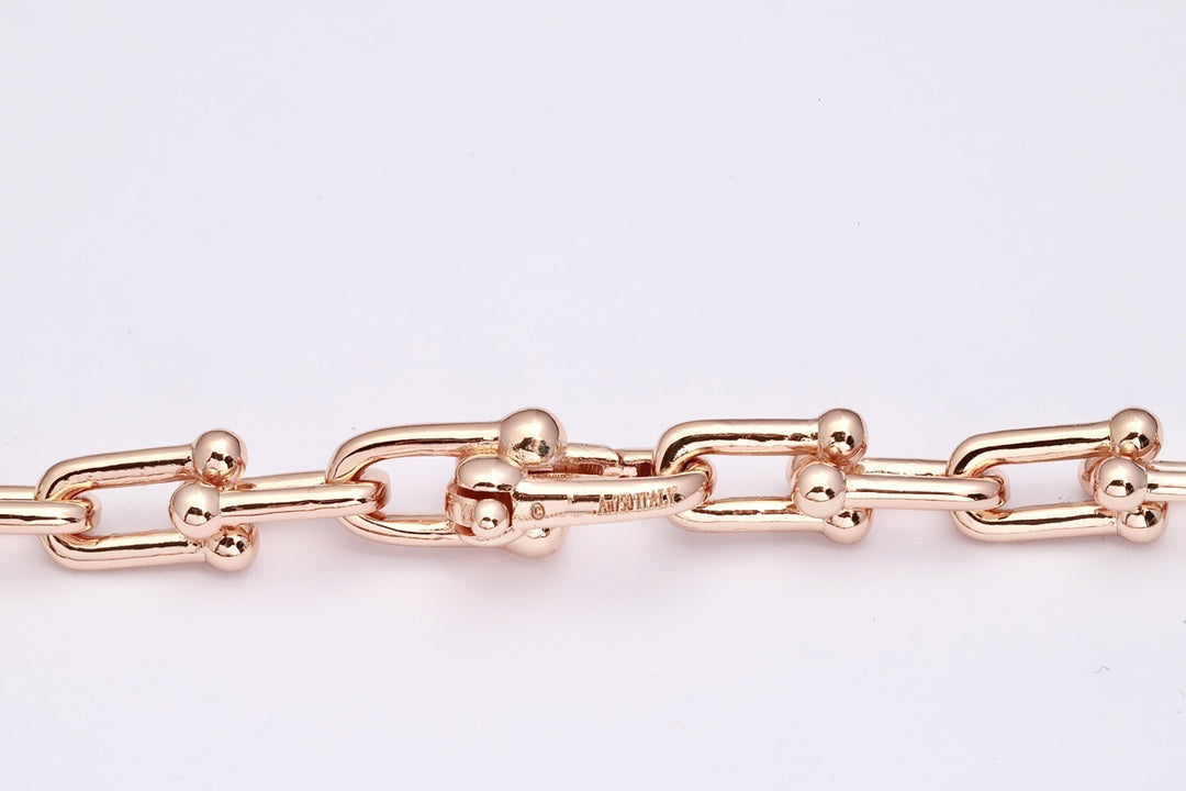 [Glow Muse ]HARDWEAR PINK GOLD WRAP NECKLACE