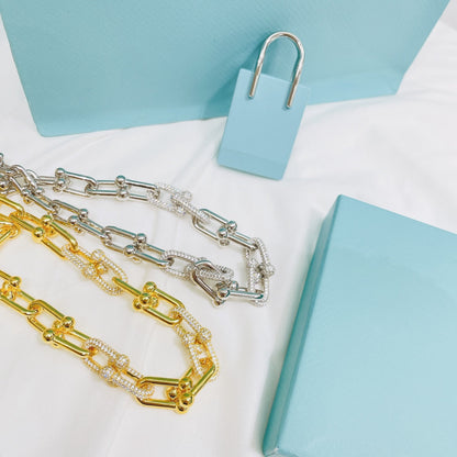 [Glow Muse ]HARDWEAR NECKLACE DIAMOND PAVED