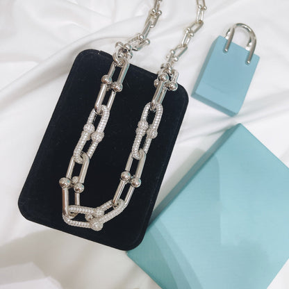 [Glow Muse ]HARDWEAR NECKLACE DIAMOND PAVED