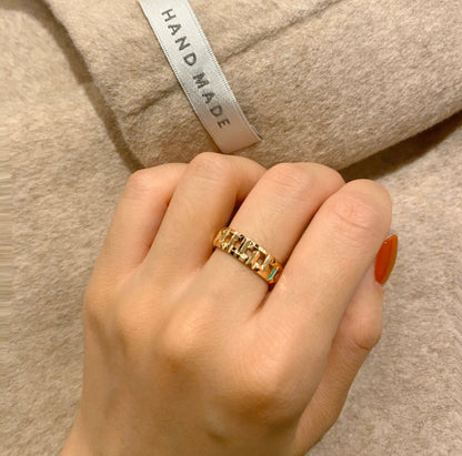[Glow Muse ]T TRUE 3.5MM PINK GOLD RING