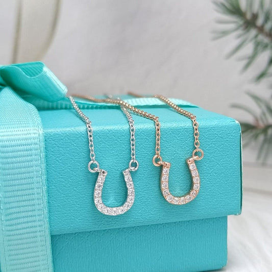 [Glow Muse ]U DIAMONDS PEDANT NECKLACE