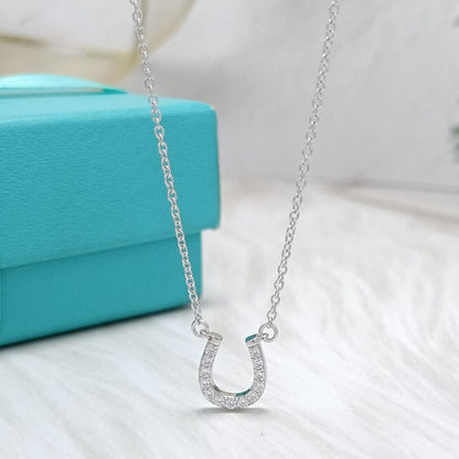[Glow Muse ]U DIAMONDS PEDANT NECKLACE