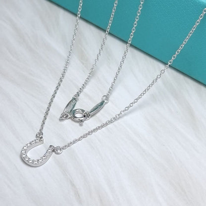 [Glow Muse ]U DIAMONDS PEDANT NECKLACE