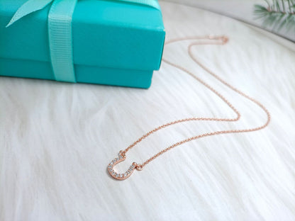 [Glow Muse ]U DIAMONDS PEDANT NECKLACE