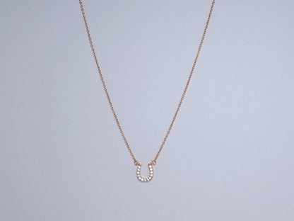 [Glow Muse ]U DIAMONDS PEDANT NECKLACE