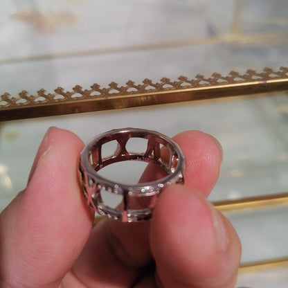 [Glow Muse ]ATLAS LARGE OPEN DIAMOND RING