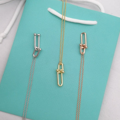 [Glow Muse ]HARDWEAR GOLD DROP PEDANT NECKLACE