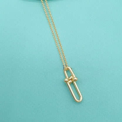 [Glow Muse ]HARDWEAR GOLD DROP PEDANT NECKLACE
