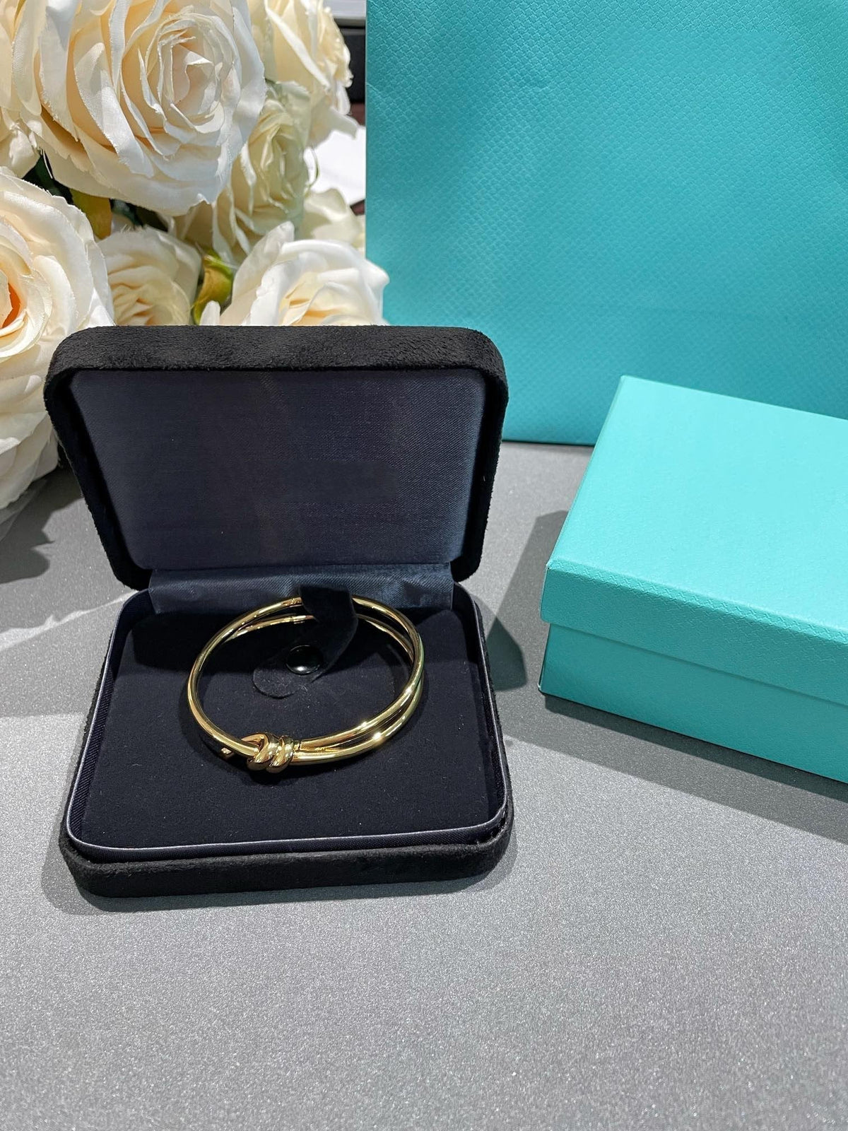 [Glow Muse ]KNOT DOUBLE ROW GOLD BRACELET