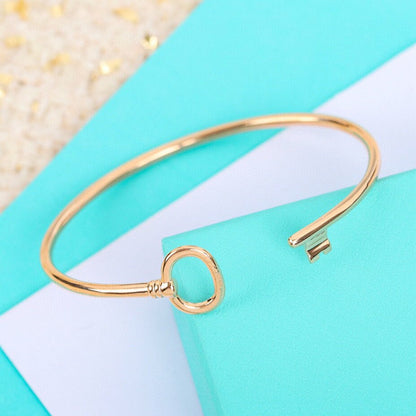 [Glow Muse ]KEY WIRE OVAL BRACELET