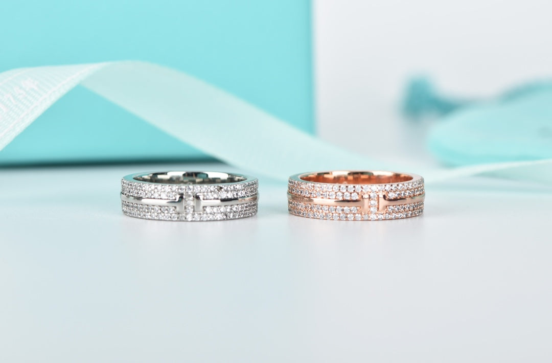[Glow Muse ]T WIRE DIAMOND RING