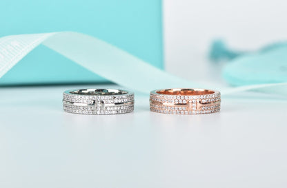 [Glow Muse ]T WIRE DIAMOND RING