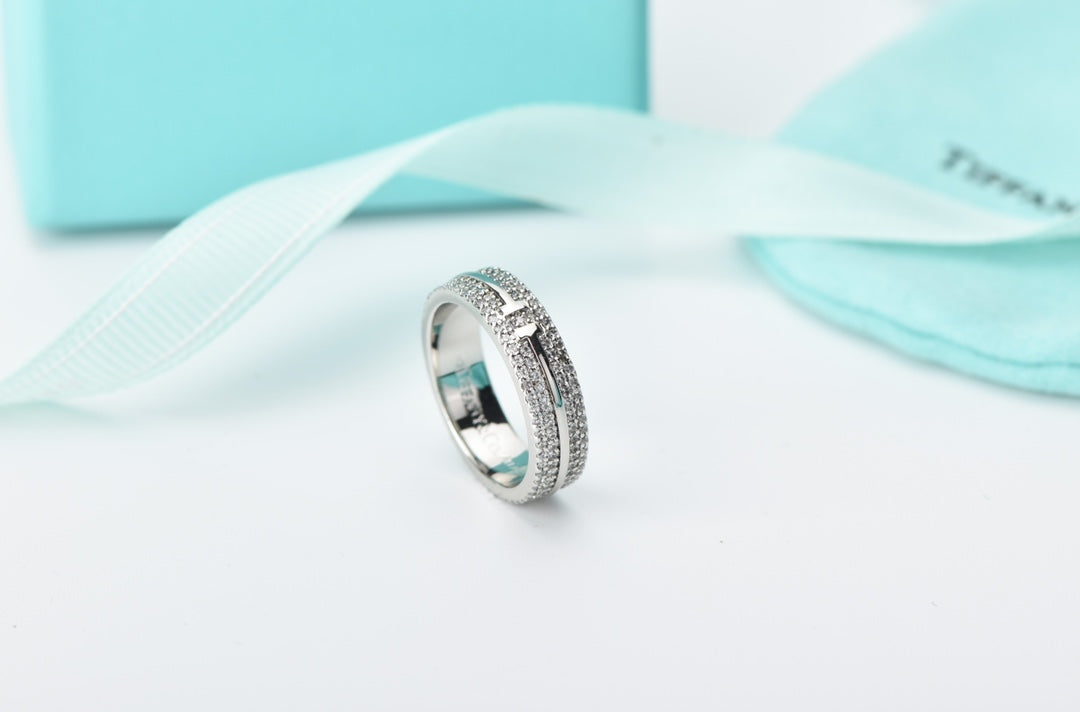 [Glow Muse ]T WIRE DIAMOND RING