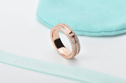 [Glow Muse ]T WIRE DIAMOND RING