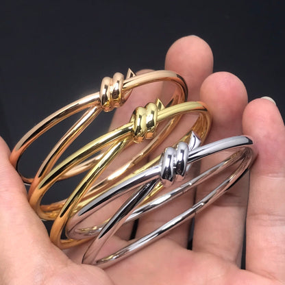 [Glow Muse ]KNOT DOUBLE ROWS BRACELET