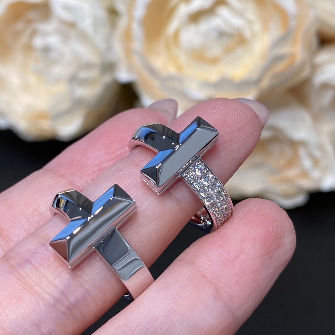 [Glow Muse ]T WIRE MEDIUM DIAMOND RING