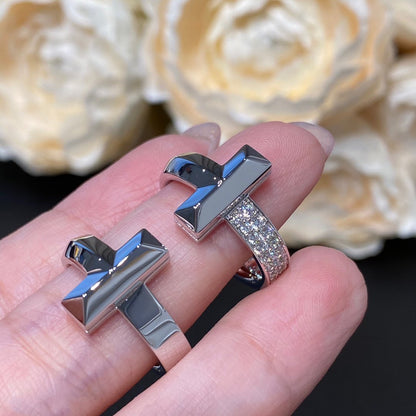 [Glow Muse ]T WIRE MEDIUM DIAMOND RING