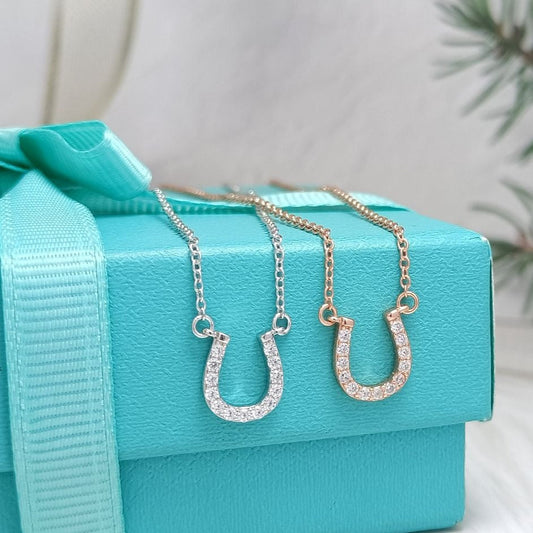 [Glow Muse ]U PEDANT DIAMOND NECKLACE
