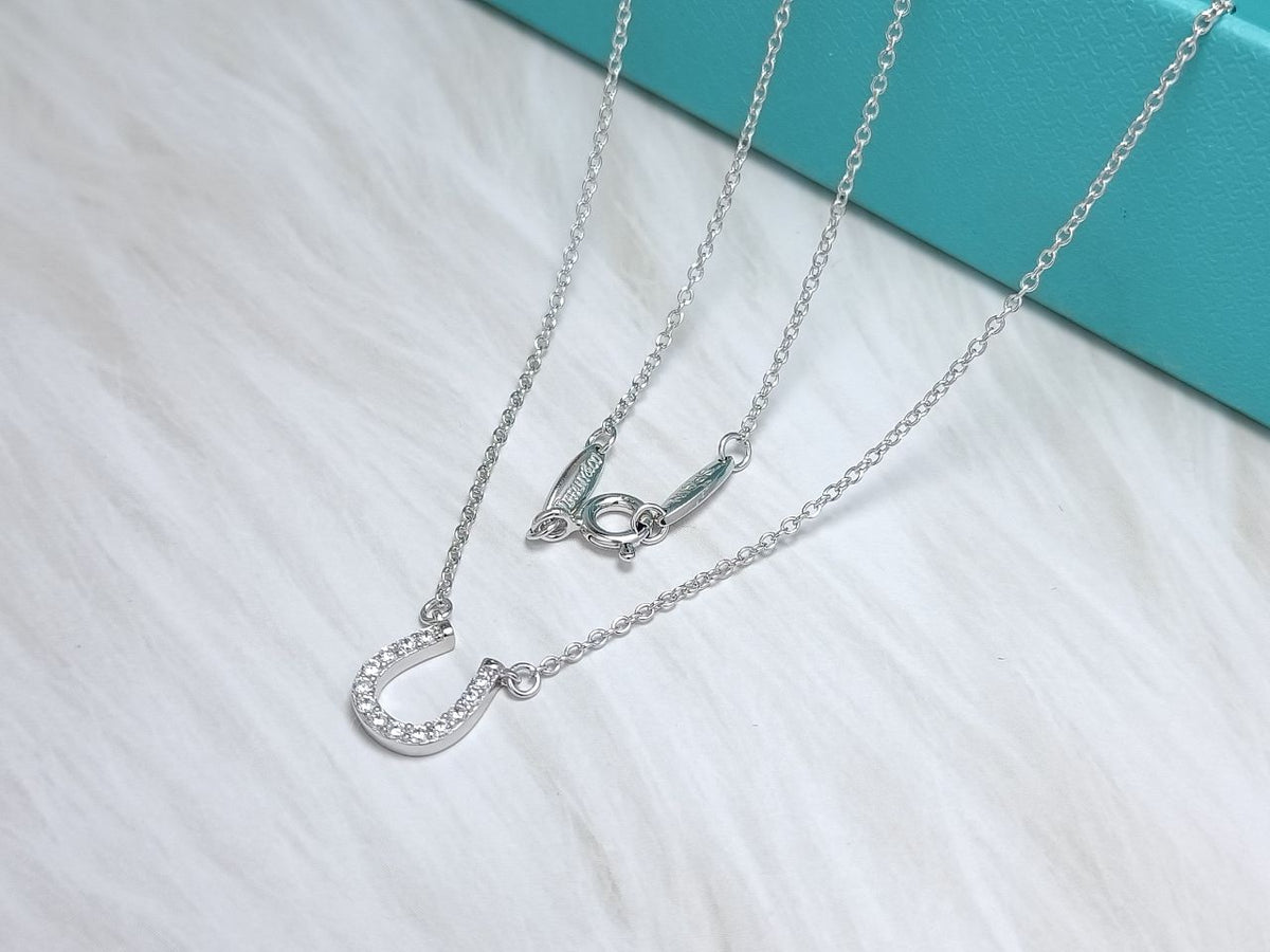 [Glow Muse ]U PEDANT DIAMOND NECKLACE